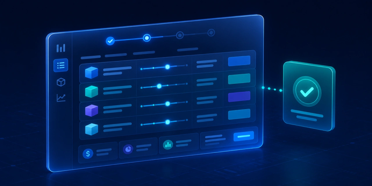 CPQ quote builder with product line items and pricing